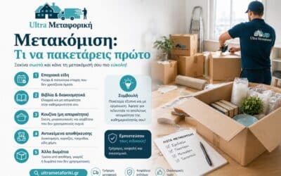 Μετακόμιση: Τι να πακετάρεις πρώτο